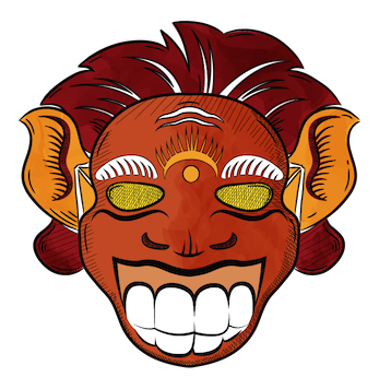 Barong mask