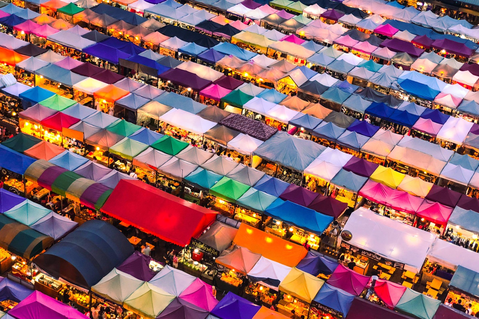 Everything is for sale at Chatuchak market in Bangkok