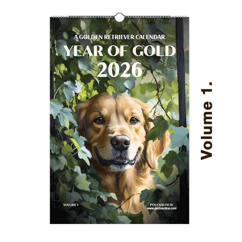Golden Retriever 2026 Wall Calendar Vol. 1 (USA & CA)